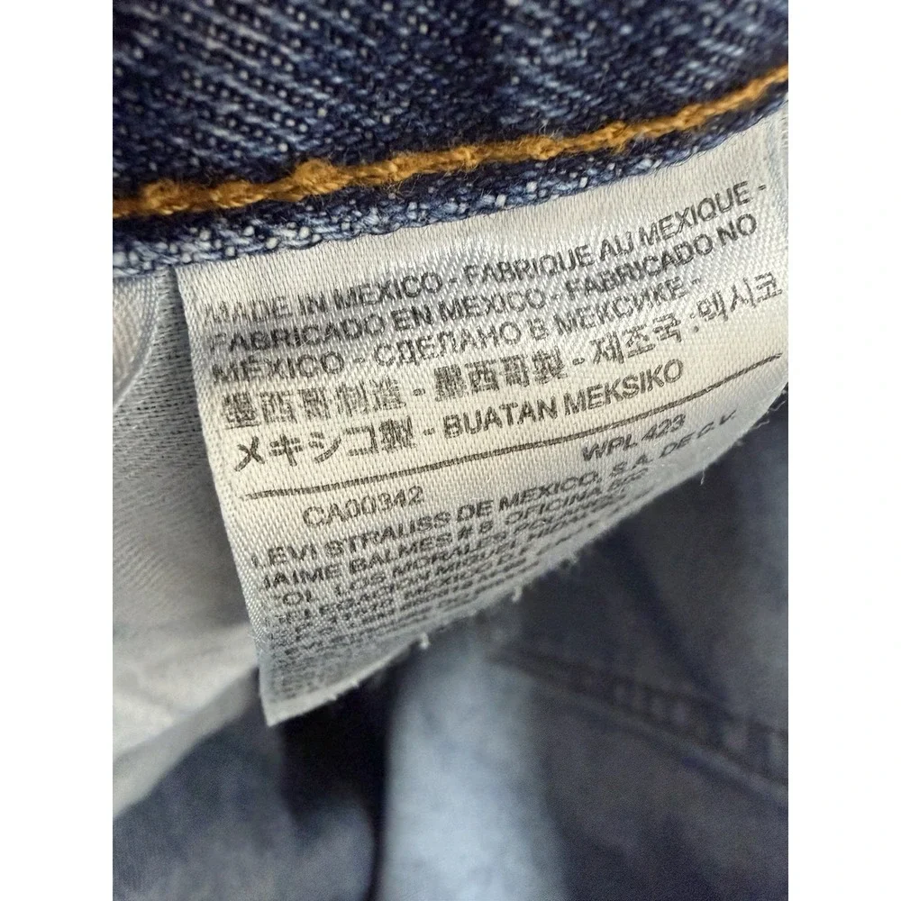 Levis 550 Jeans Men's 38x32 Fits 36x29 Blue Denim Straight Leg 100%Cotton
